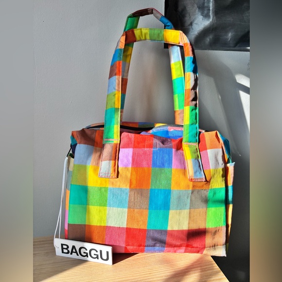 Baggu madras everyday cloud bag bnwt - Picture 2 of 5